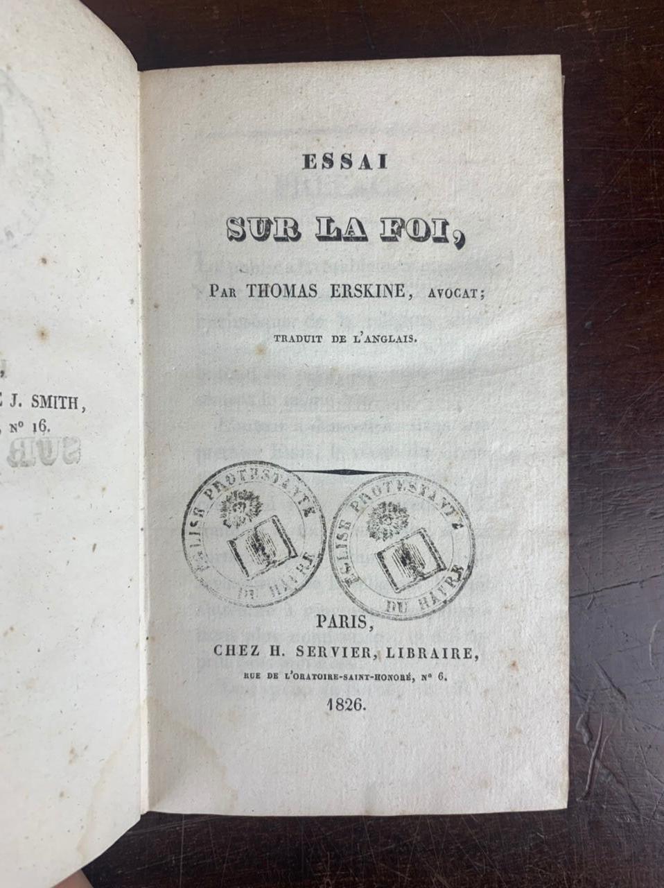 Paper Lot of Old Books from the 19th Century France For Sale