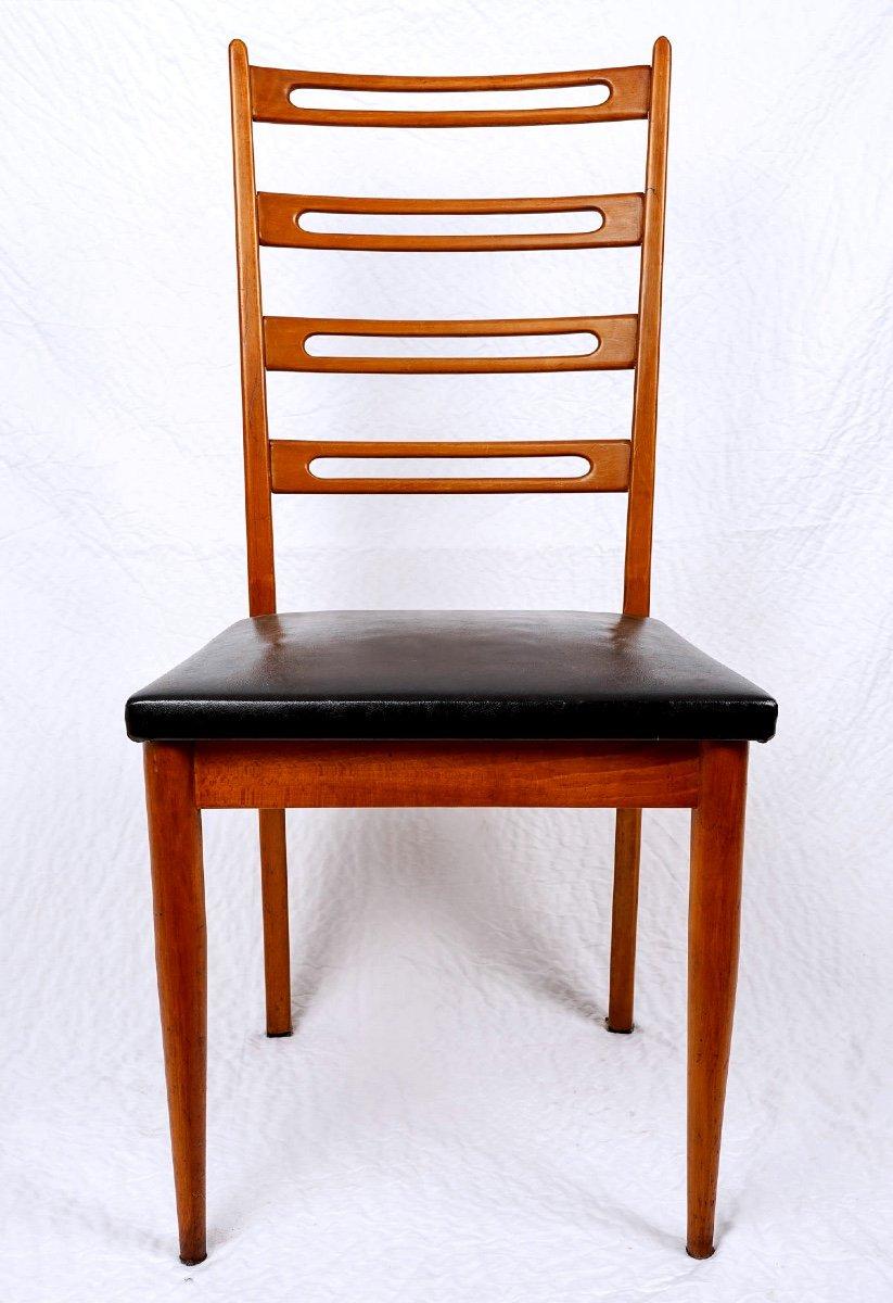 Autre Lot de chaises Sam danoises teck Neils Koefoed - Période : 20ème siècle en vente
