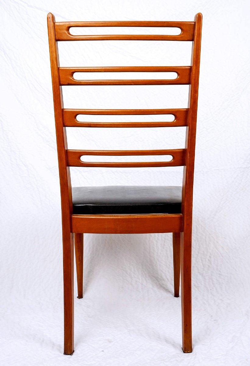 Lot Of Sam Chairs - Danish Teak - Neils Koefoed - Period: 20th Century In Excellent Condition For Sale In CRÉTEIL, FR