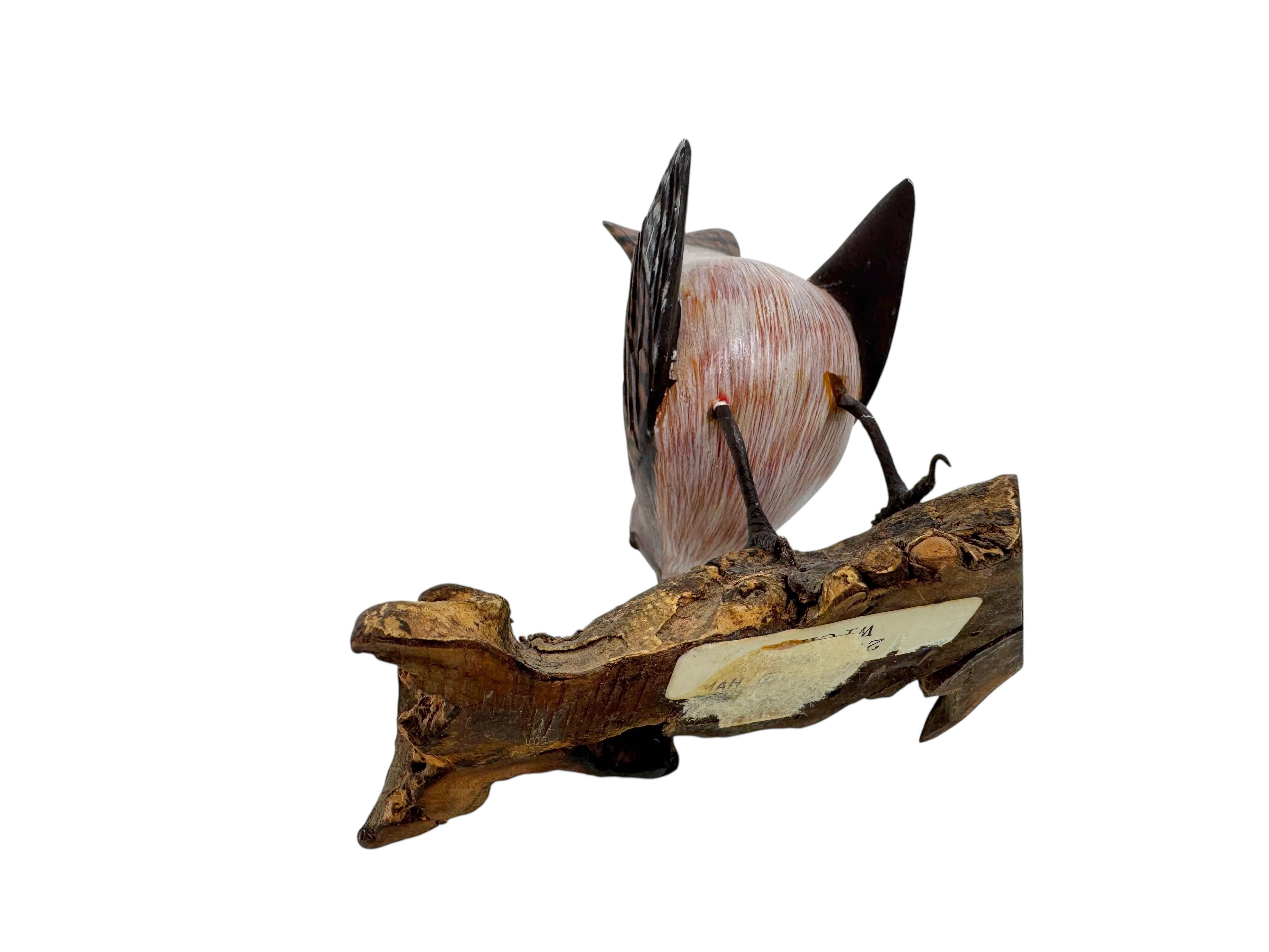 Lot of Three Carved Wood Bird Black Forest Folk Art Austria 1960s For Sale 2