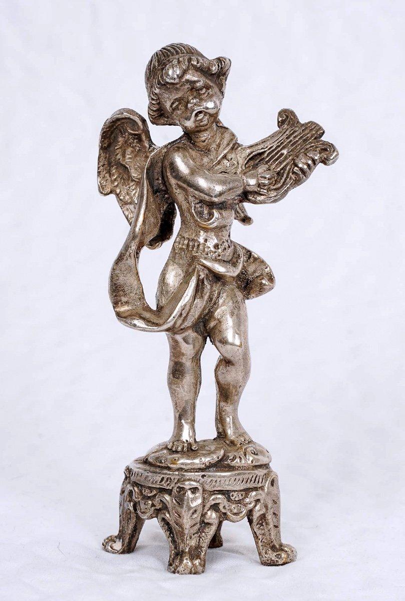 Other Lot Of Three Musician Cherubs In Cast Lead - Period: 20th Century For Sale