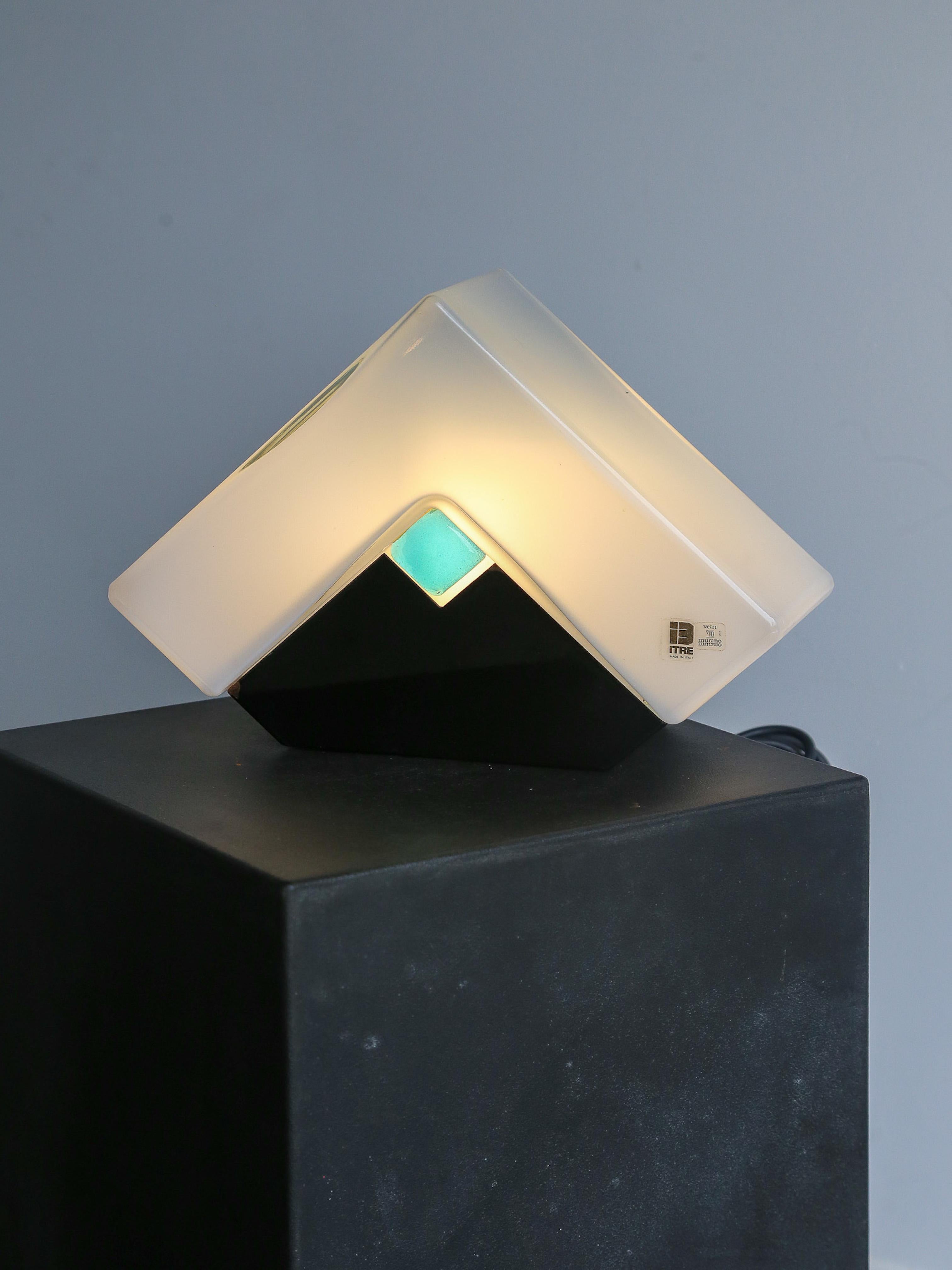 Lámpara de mesa Lota de cristal de Murano de Gianni Rigo para Itre en venta 1