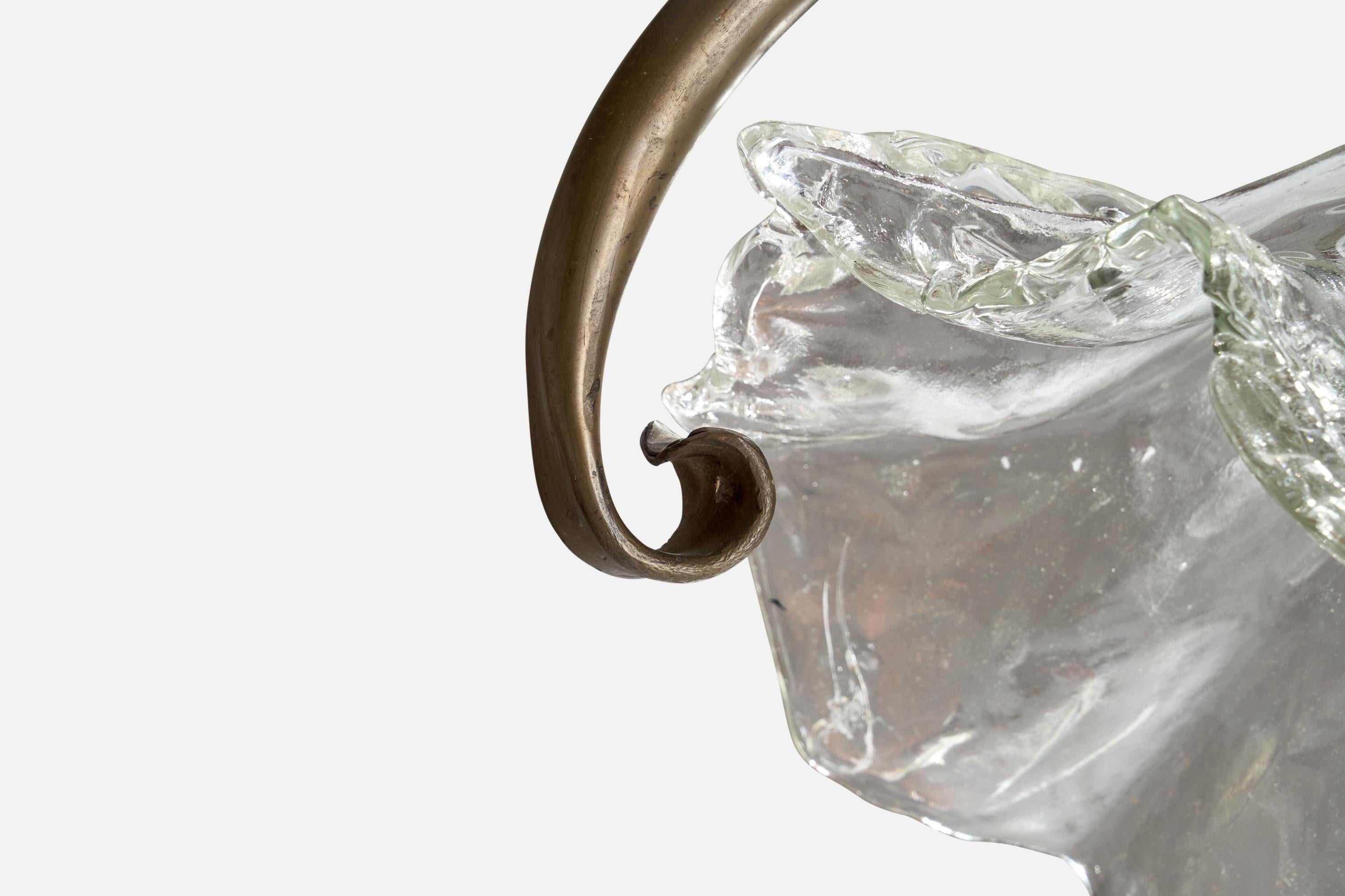 Lothar Klute Attribution, Large Table Lamp, Bronze, Glass, Germany, 1980s For Sale 2