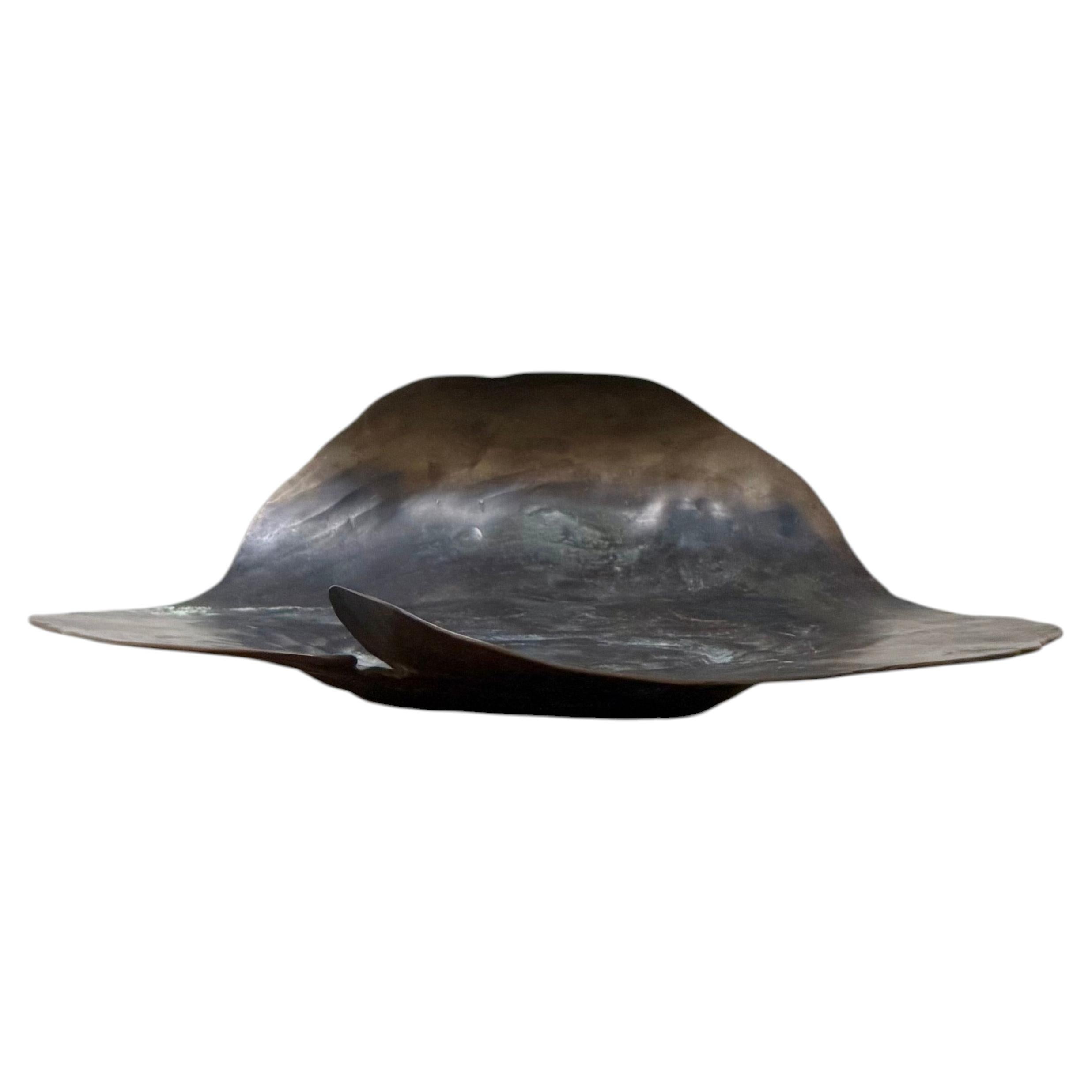 Plateau sculptural en bronze de Lothar Klute, Allemagne, 1989 en vente