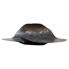Lothar Klute Bronze Sculptural Tray, Germany, 1989