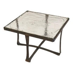 Table basse brutaliste Lothar Klute