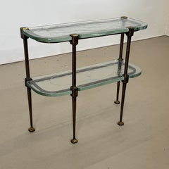 Lothar Klute, geschmiedeter Konsolentisch aus Bronze – 1980er Jahre