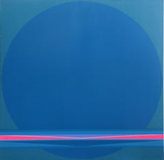 Sonnenkalender I, abstrakter geometrischer Siebdruck von Lothar Quinte