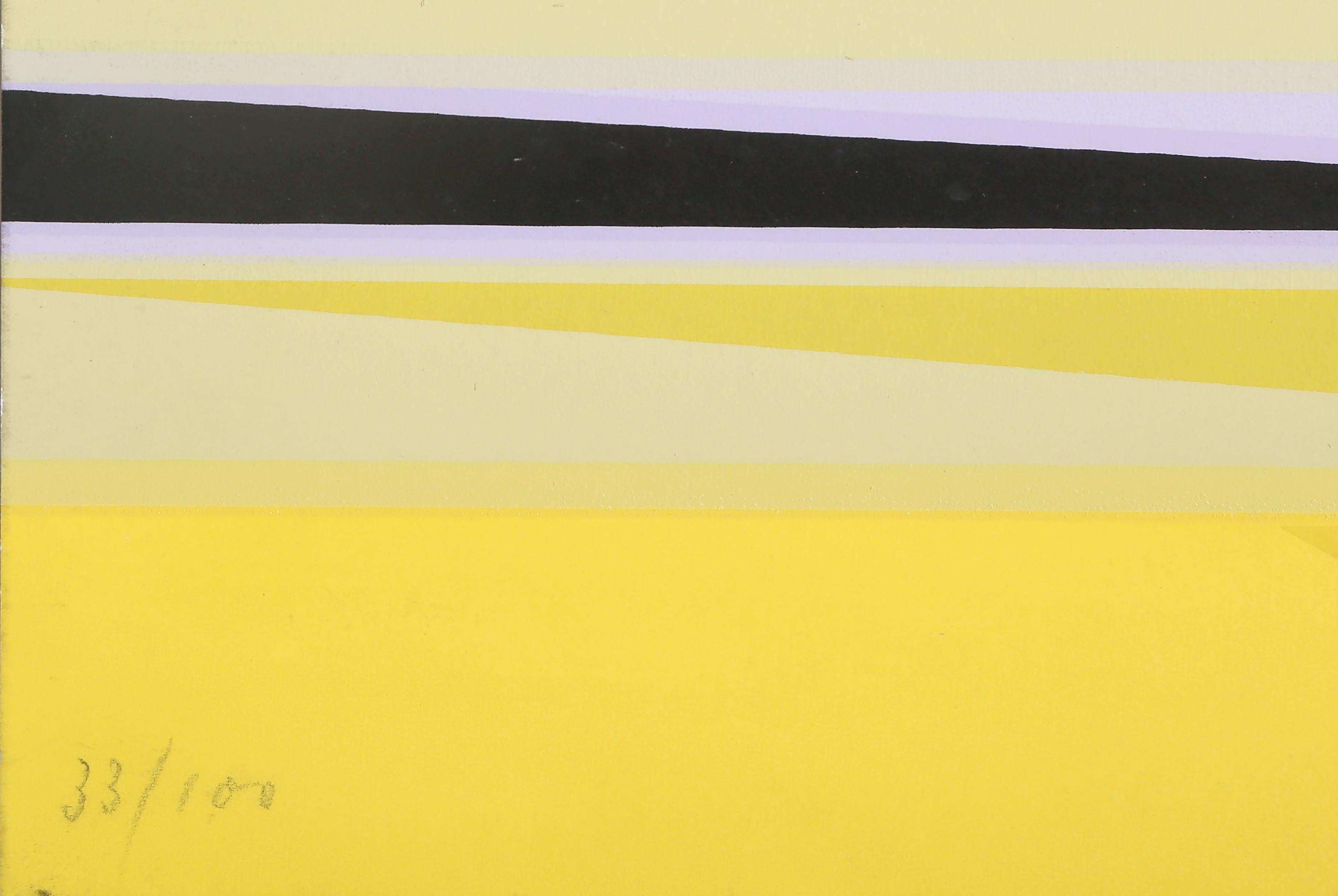 Solar Calendar IV, Abstract Geometric Screenprint by Lothar Quinte For Sale 2