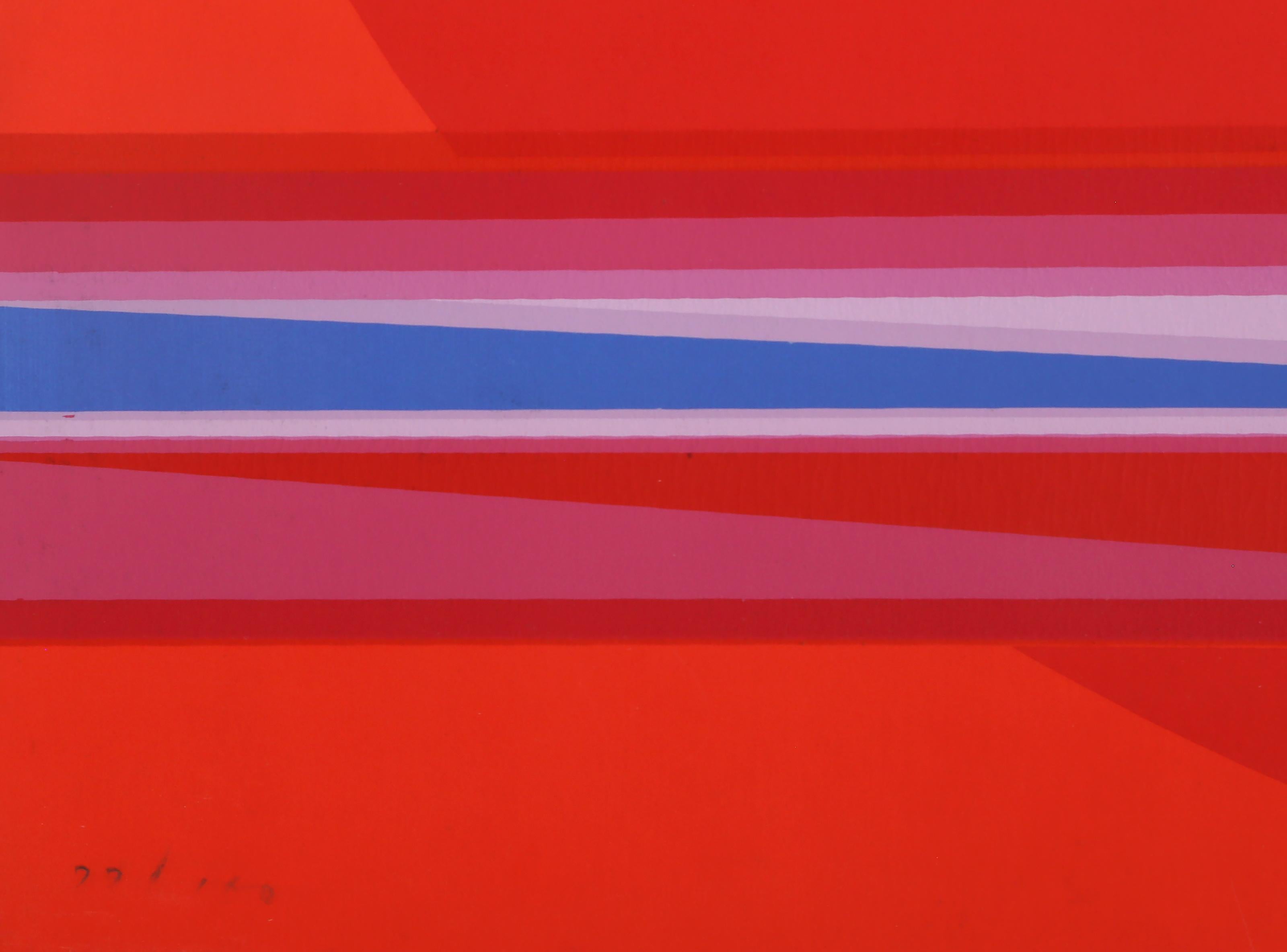 Solar Calendar VI, Abstract Geometric Screenprint by Lothar Quinte For Sale 2