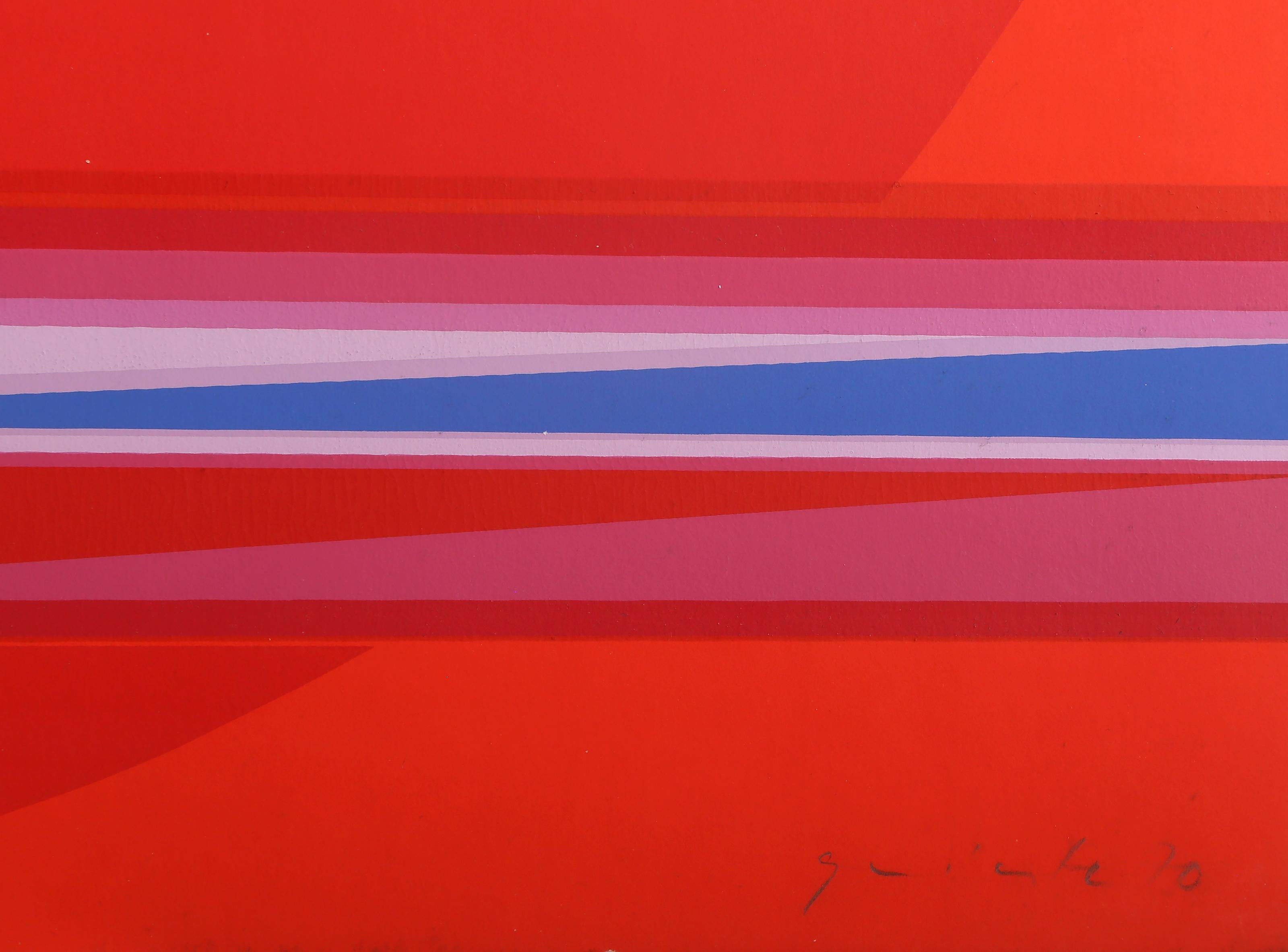 Solar Calendar VI, Abstract Geometric Screenprint by Lothar Quinte For Sale 3