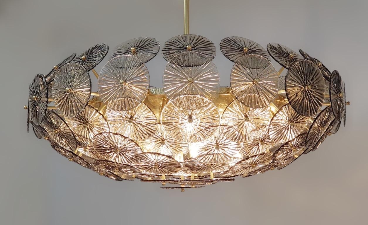 XXI secolo e contemporaneo Lampadario Loto di Fabio Ltd in vendita