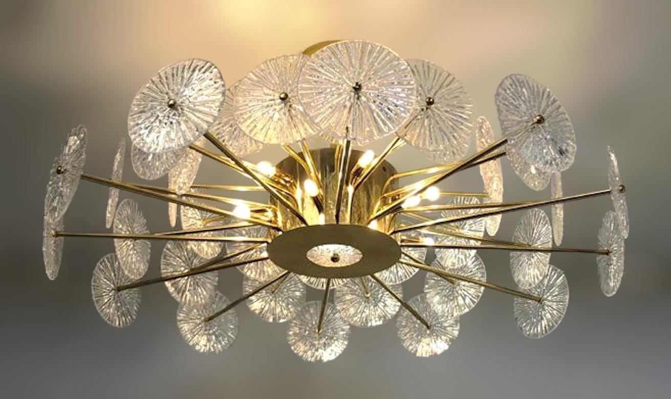 Loto Discs Chandelier by Fabio Ltd For Sale 3