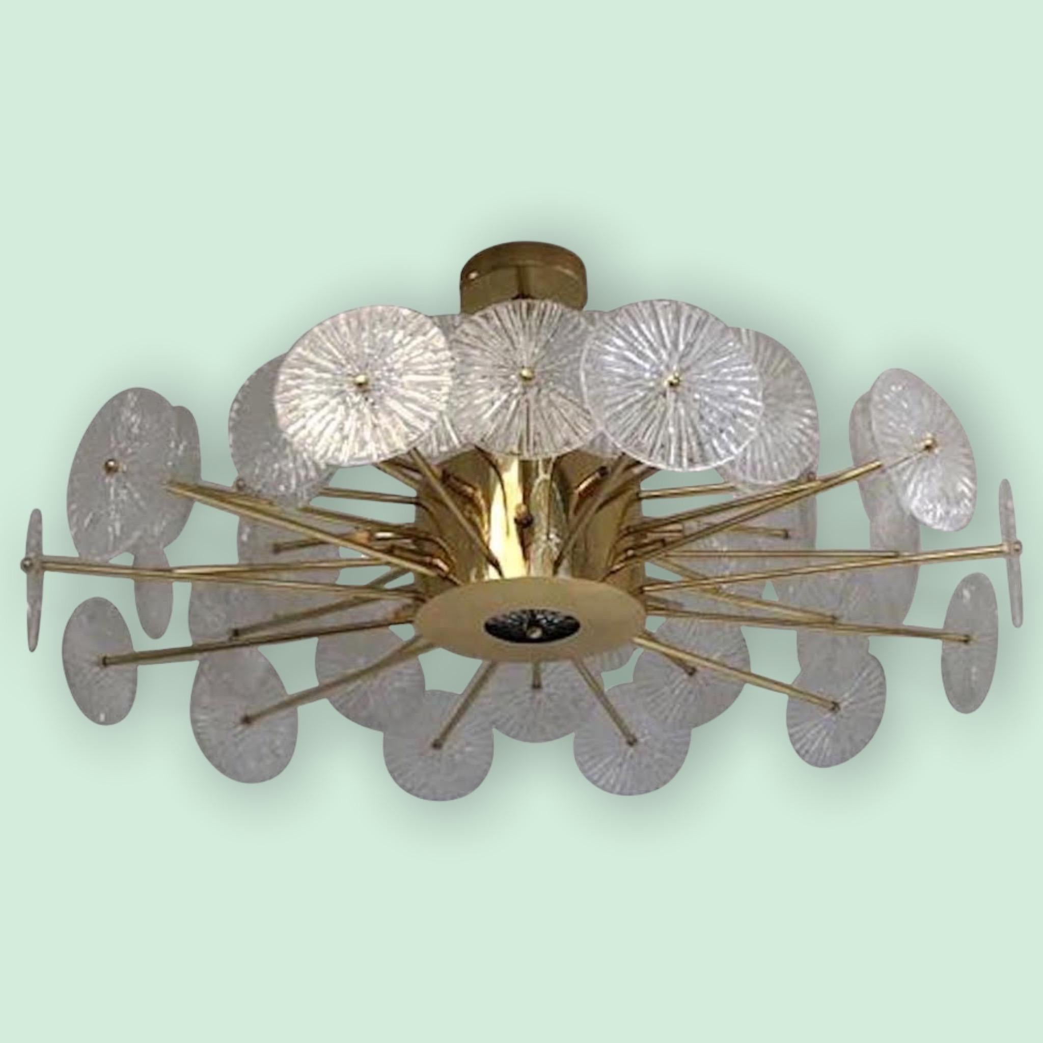 Lampadario Loto Discs di Fabio Ltd in vendita 7