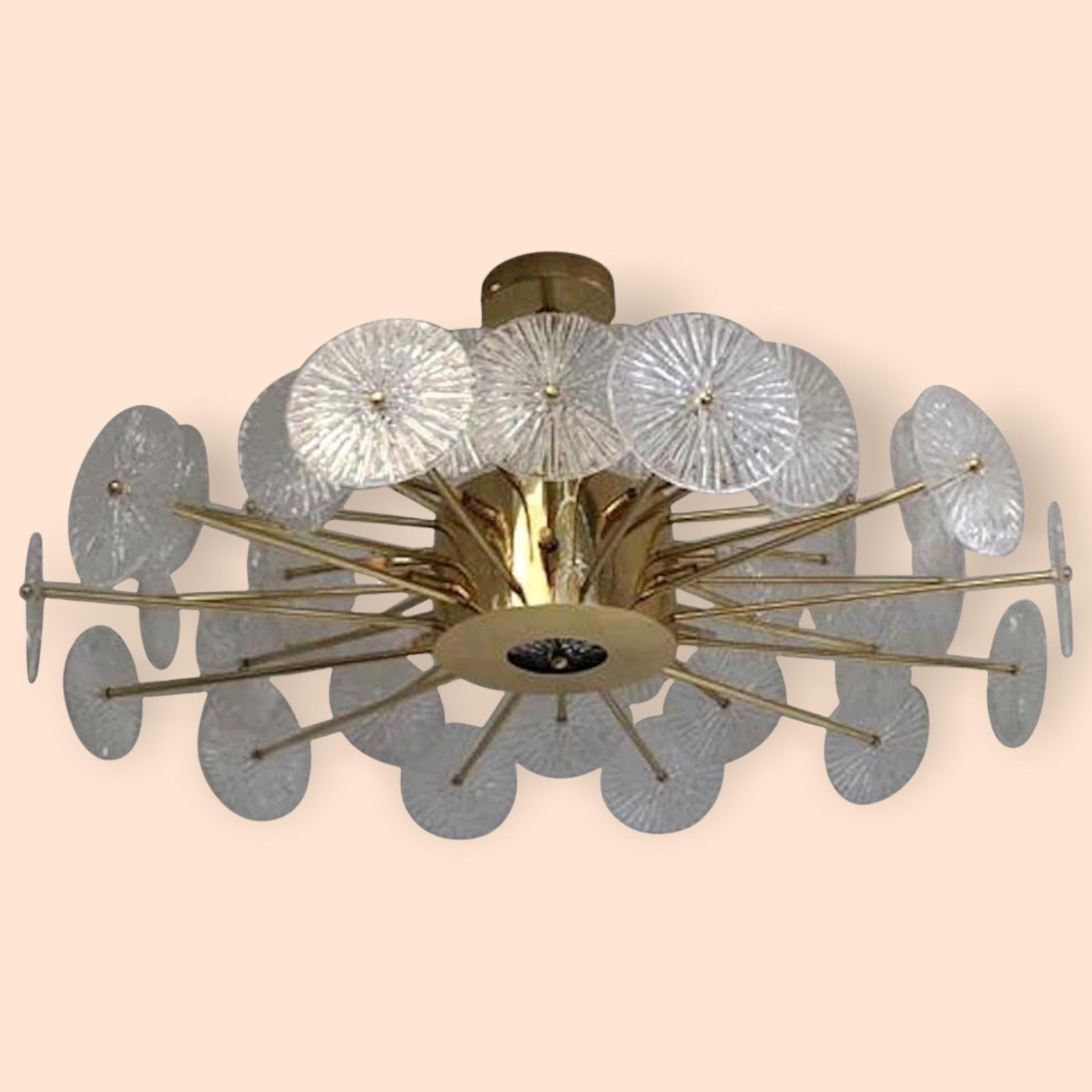 Lampadario Loto Discs di Fabio Ltd in vendita 8