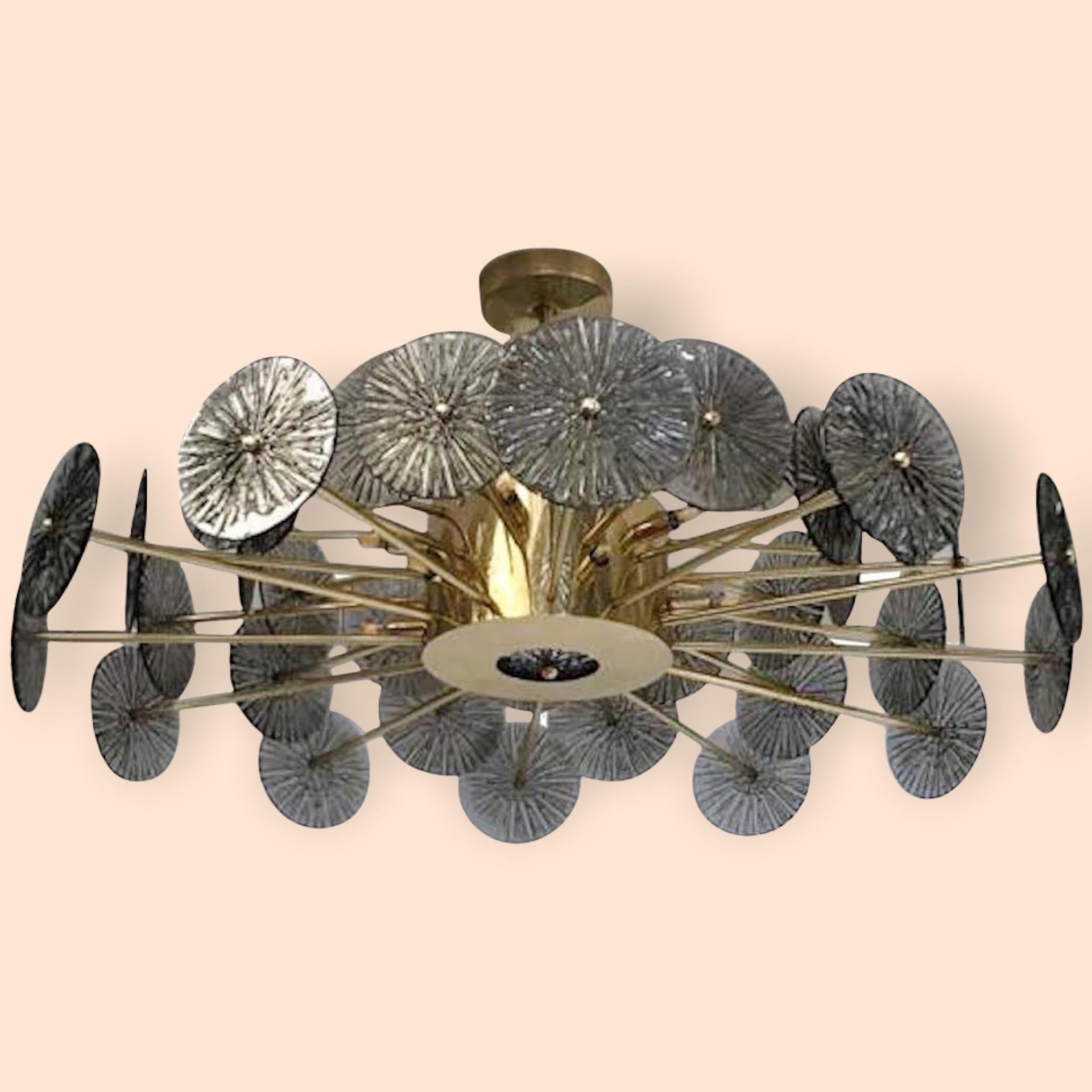 Lampadario Loto Discs di Fabio Ltd in vendita 8