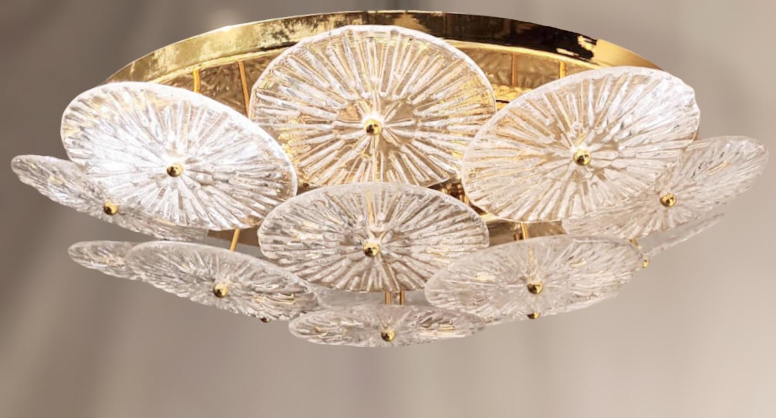 Loto Flush Mount by Fabio Ltd For Sale 1