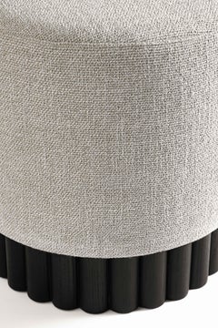 Loto Pouf Bouclé in Wheat Boucle