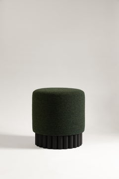 LOTO Pouf in Green Boucle by Peca