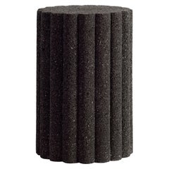 Loto Roca Side Short Table, Volcanic Rock