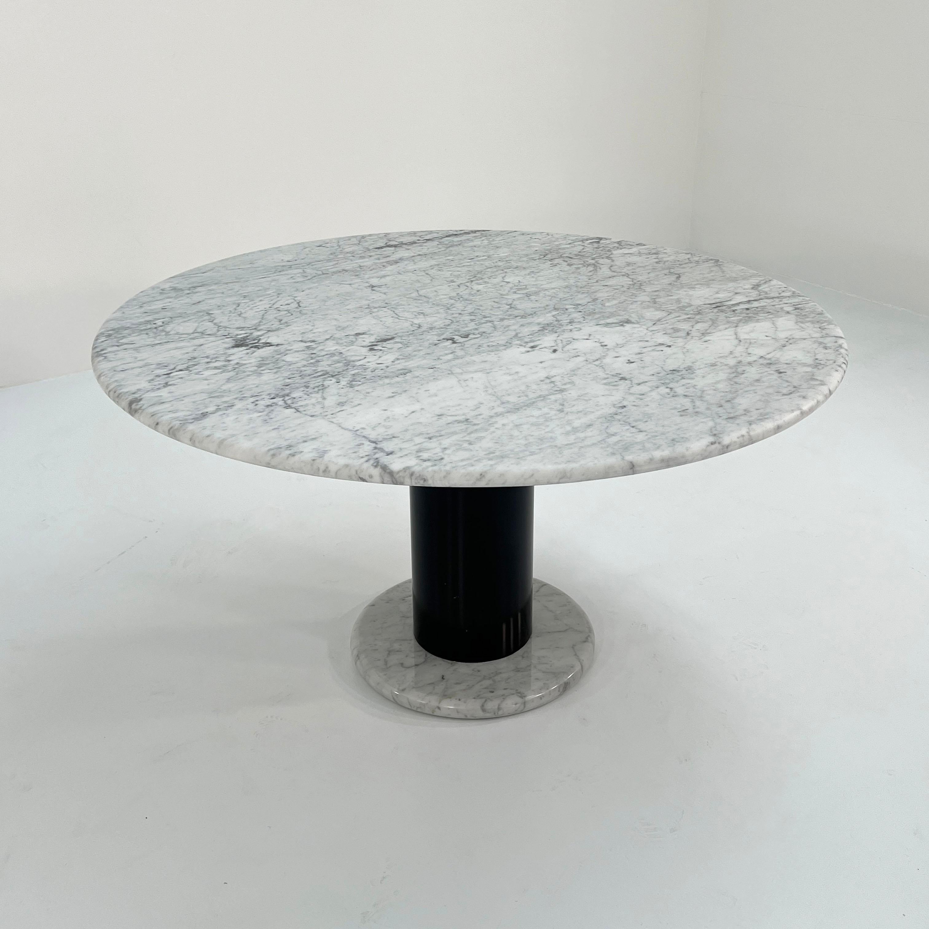 Loto Rosso Dining Table by Ettore Sottsass for Poltronova, 1980s For Sale 4