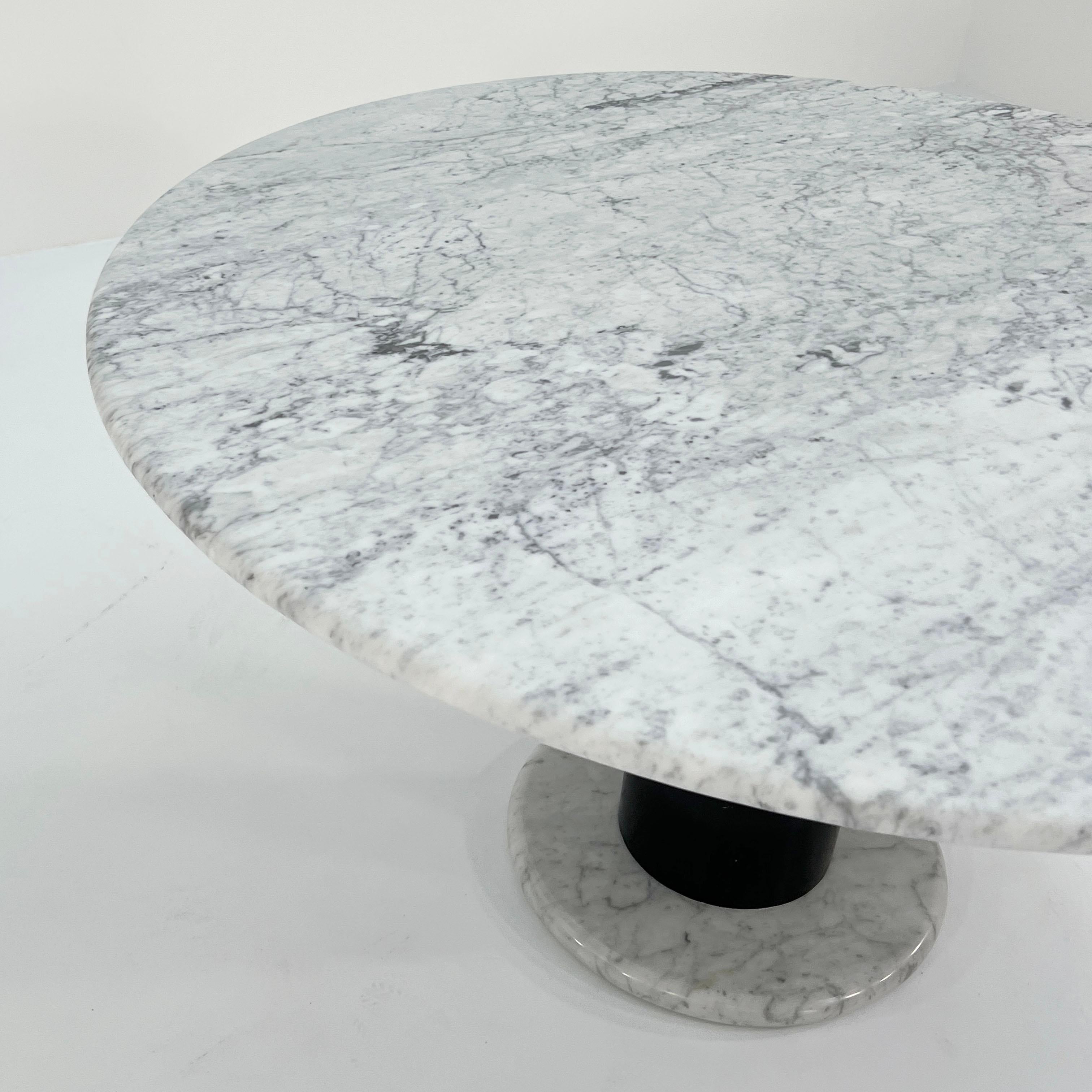 Metal Loto Rosso Dining Table by Ettore Sottsass for Poltronova, 1980s For Sale