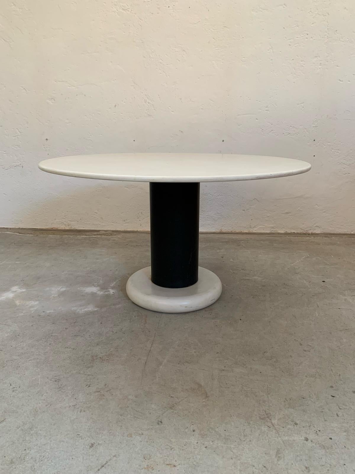 Mid-Century Modern Loto Rosso marble table by Ettore Sottsass, Poltronova, Italy, 1965