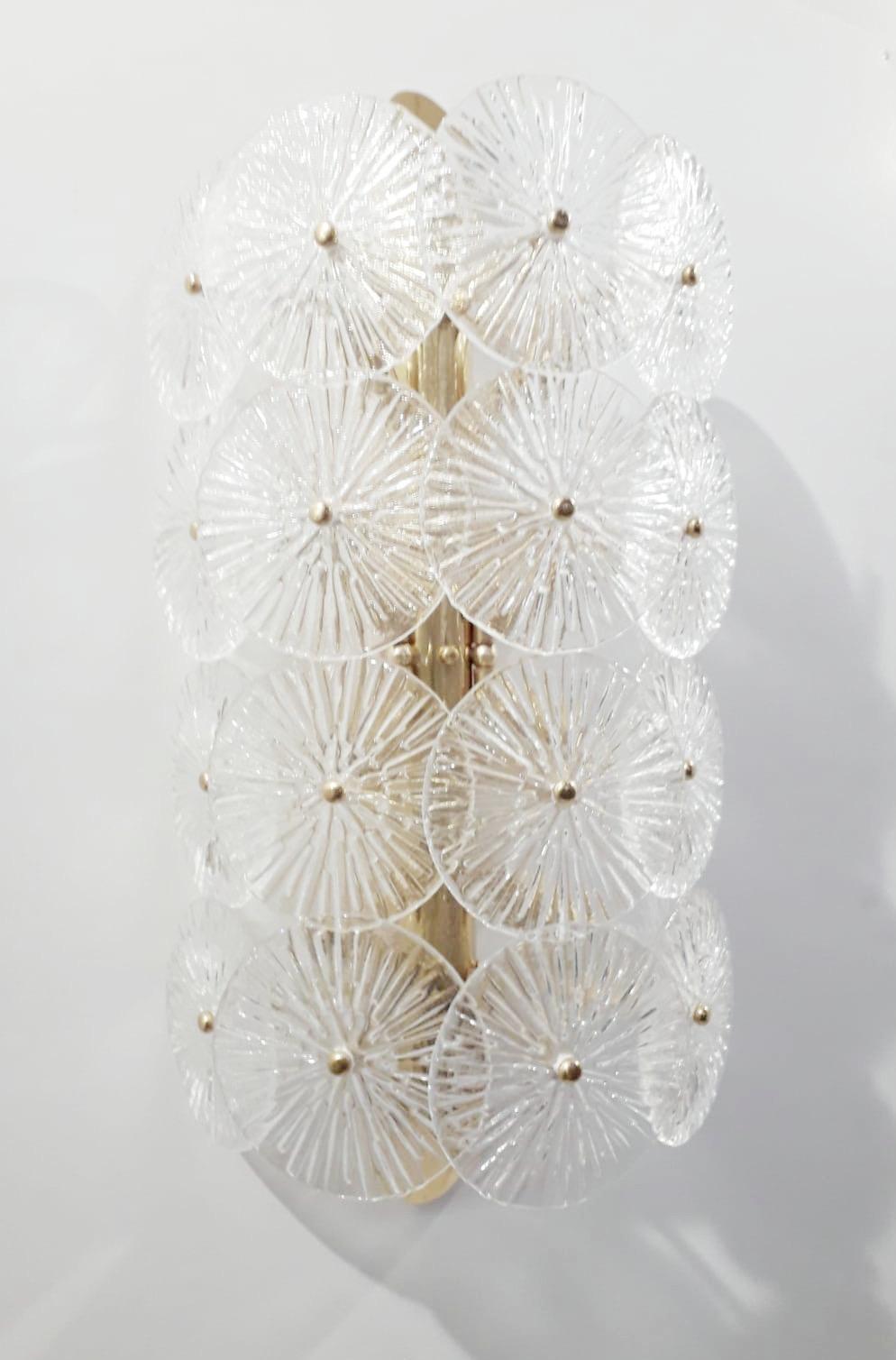 Italian Loto Sconce by Fabio Ltd For Sale
