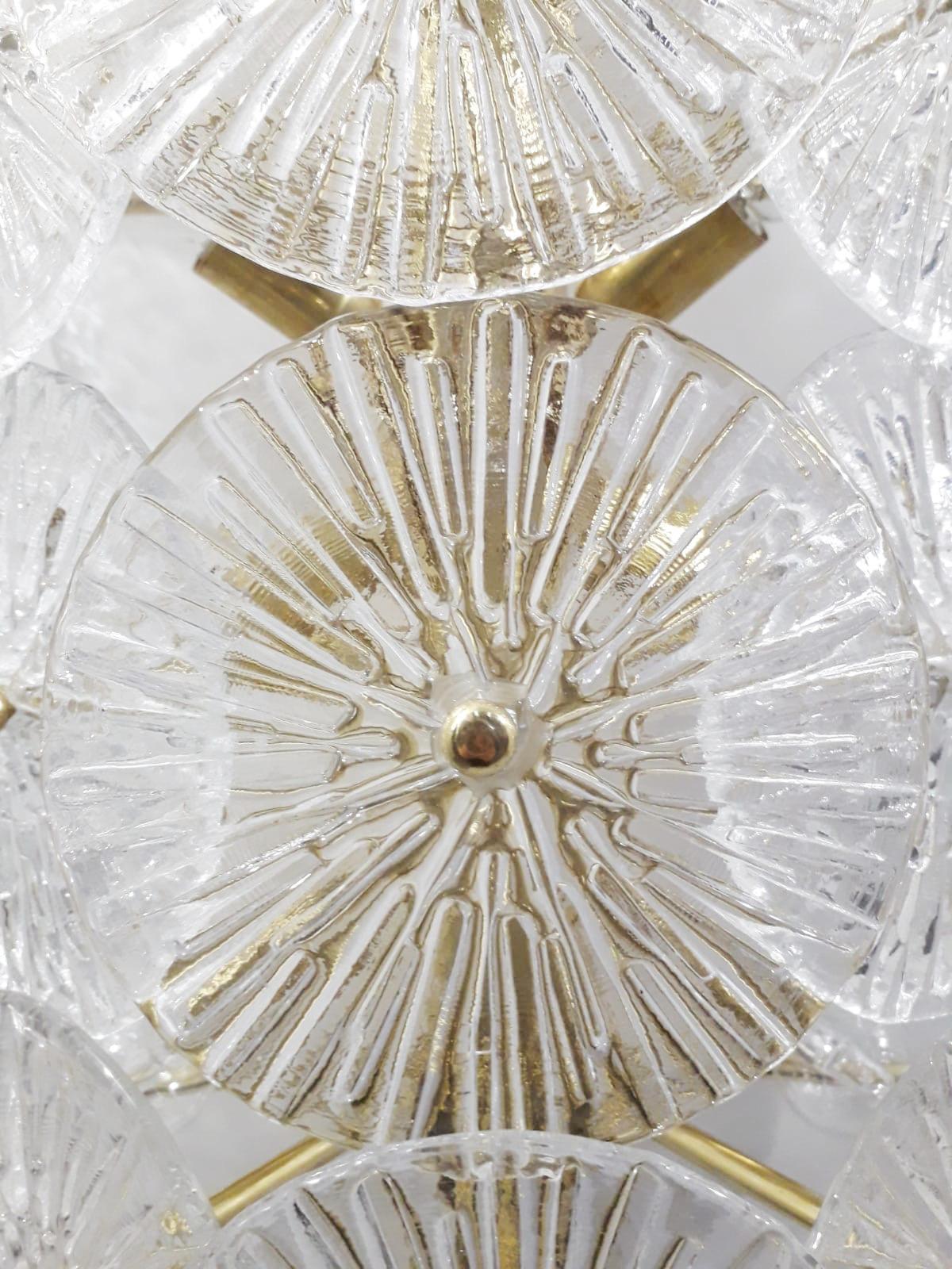 Brass Loto Sconce by Fabio Ltd For Sale