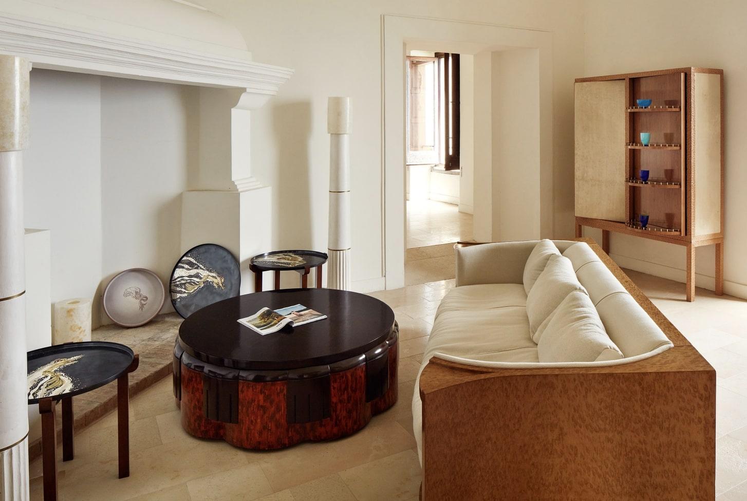 Egyptian Loto Sofa by Tarek Shamma en vente