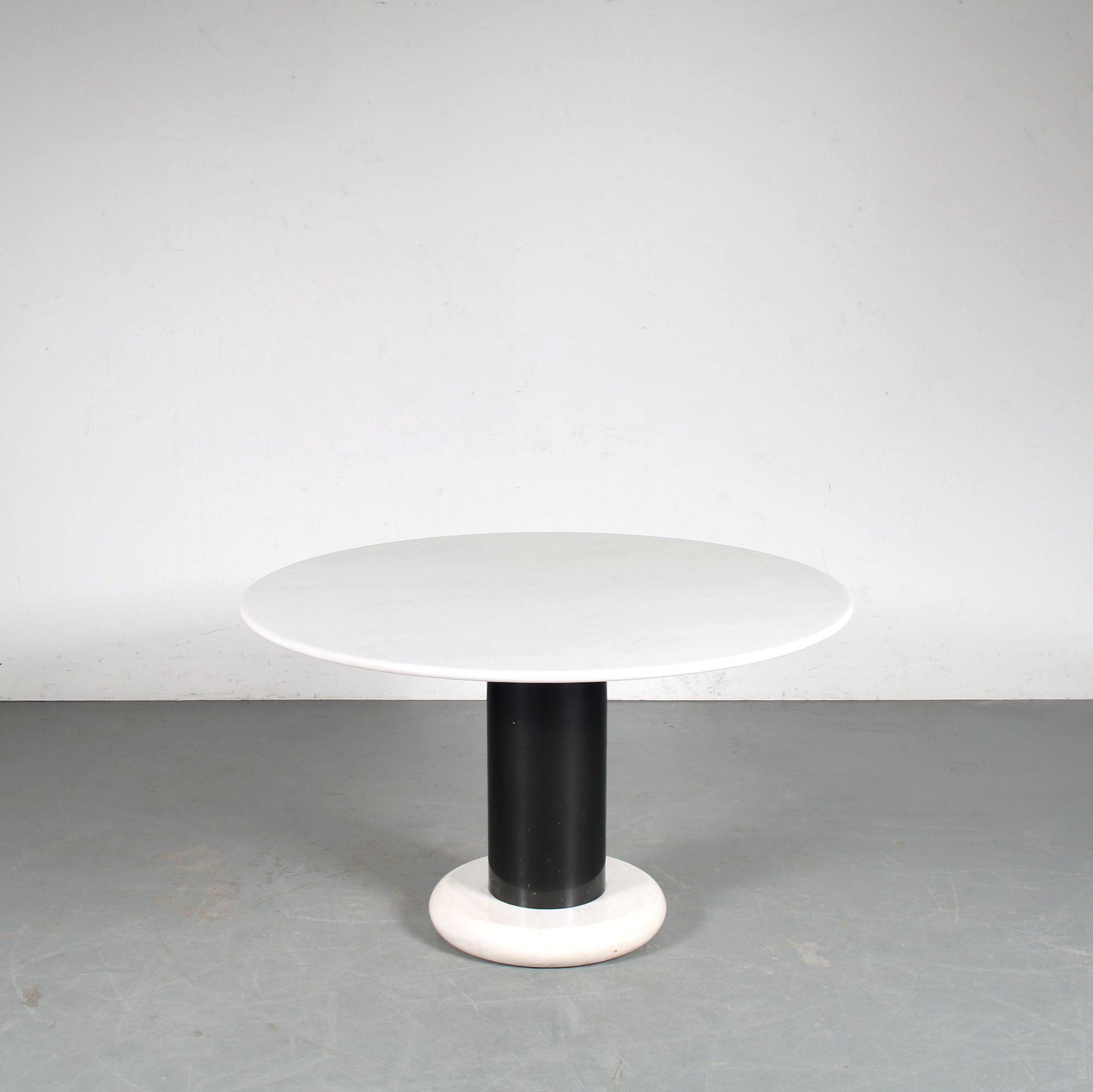 “Lotorosso” Dining Table By Ettore Sottsass for Poltronova, Italy 1960 In Good Condition In Amsterdam, NL