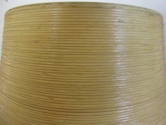 Lotte and Gunnar Bostlund Danish Pottery Lamp Original Shade