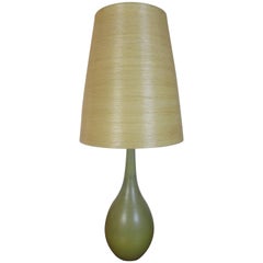 Lotte and Gunnar Bostlund Danish Pottery Lamp Original Shade