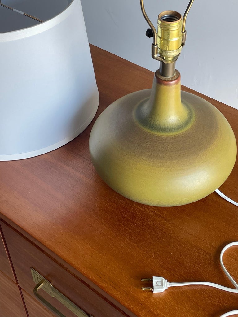 North American Lotte and Gunnar Bostlund Large Table Lamp For Sale
