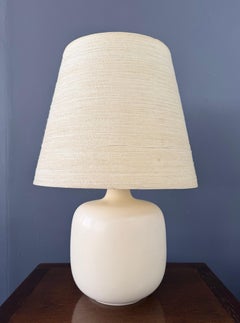 Lotte and Gunnar Bostlund Table Lamp With Original Shade Mid Century