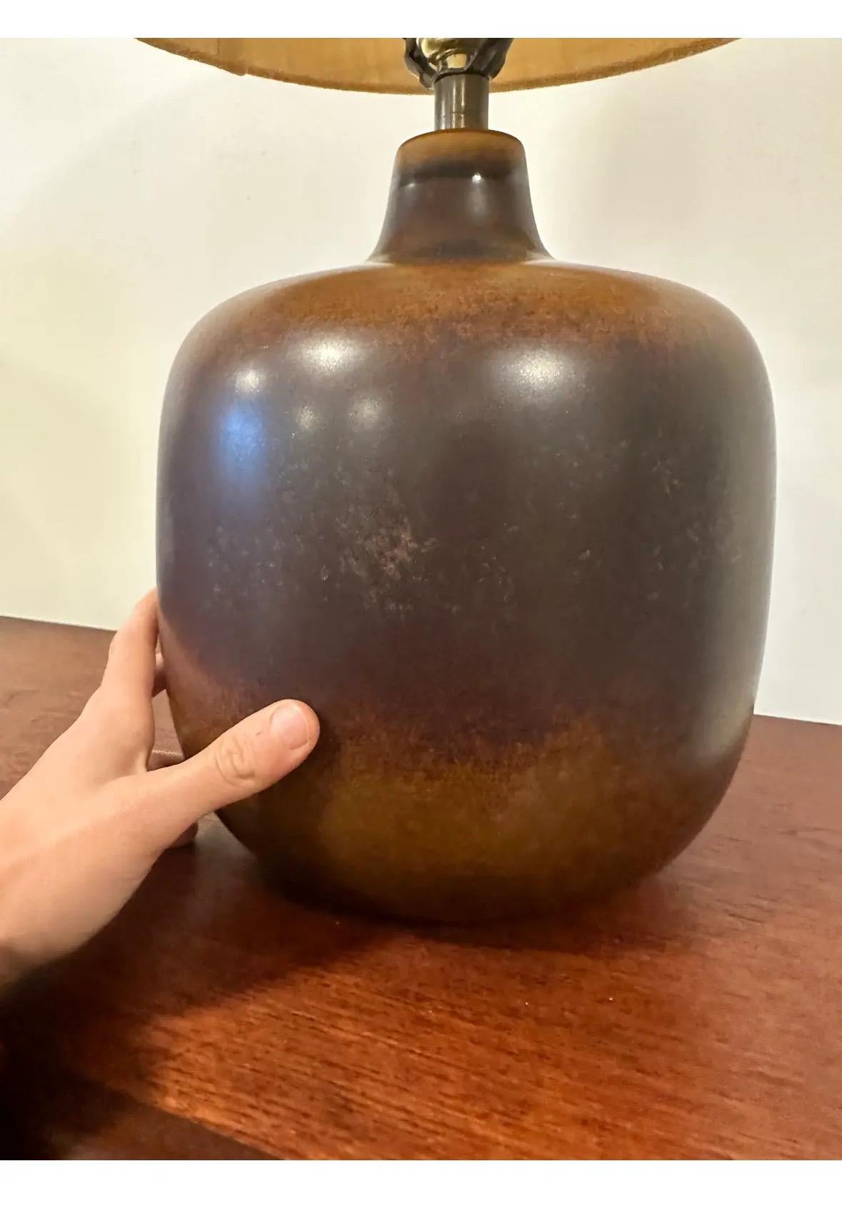Lámpara de cerámica Lotte and Gunnar Bostlund Alfarería en venta