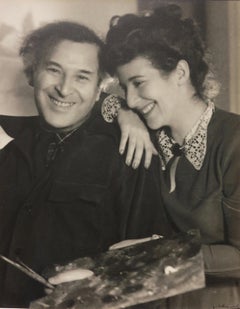 Marc Chagall et sa fille Ida