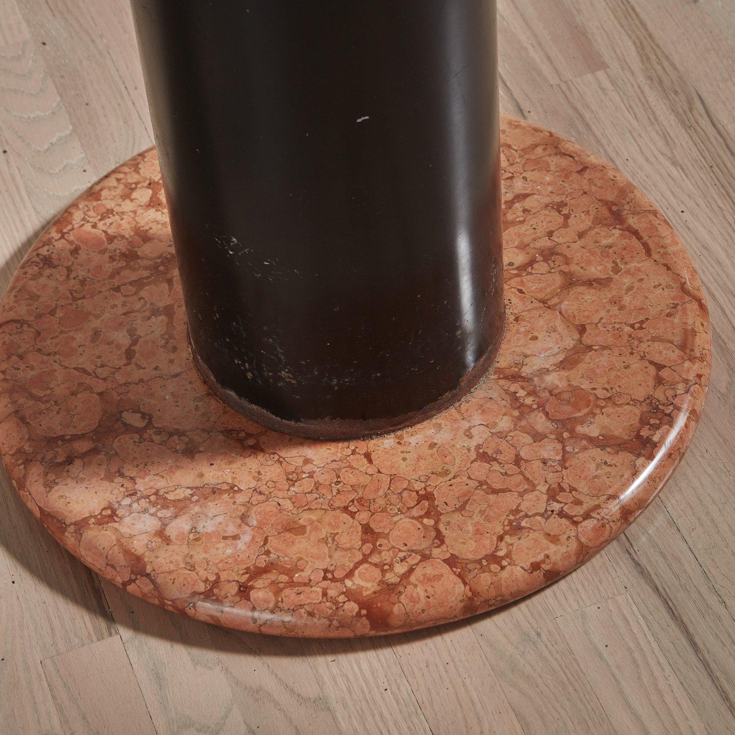 Lotto Rosso Marble Dining Table Attributed to Ettore Sottsass for Poltronova 1