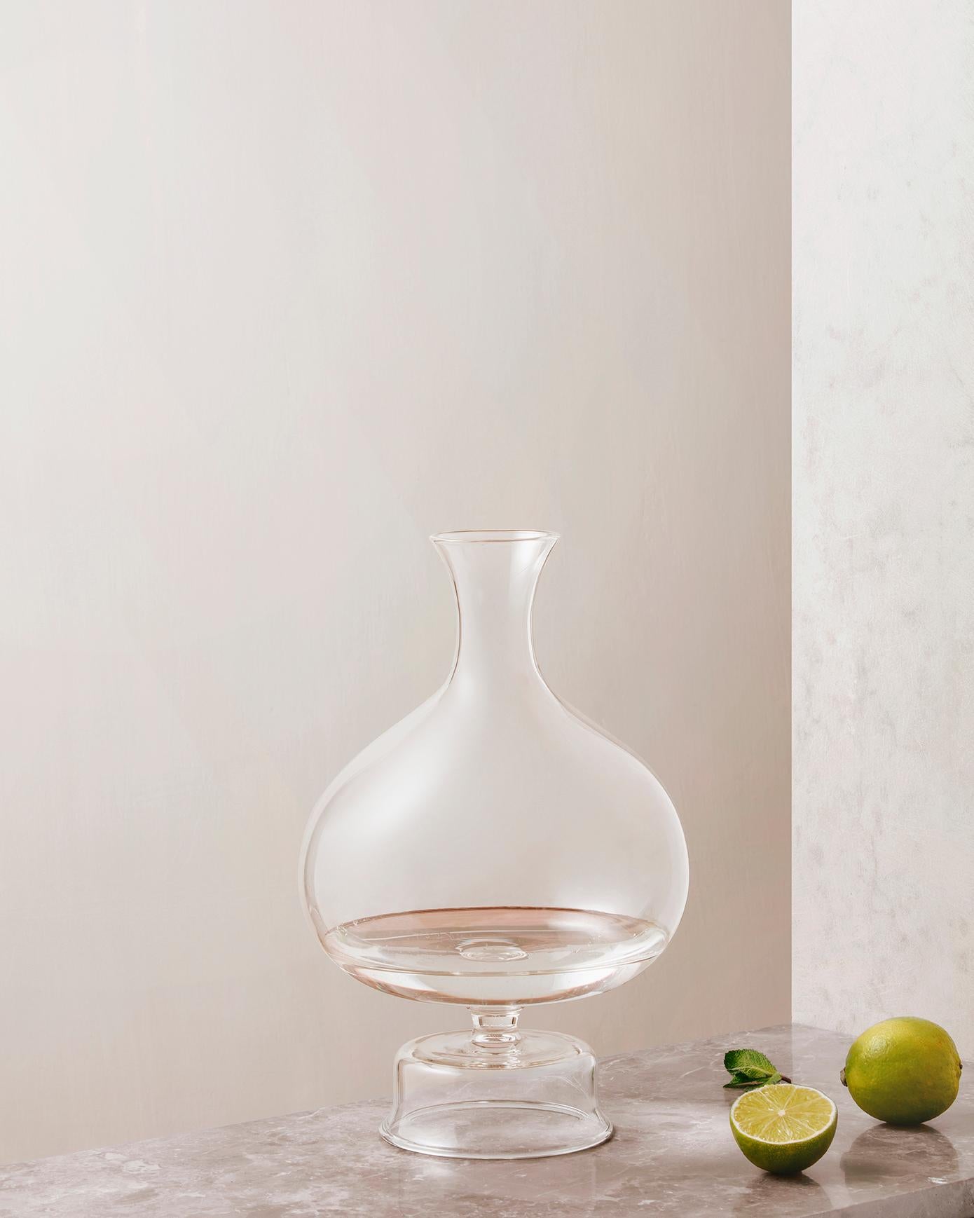 Dekanter/Vase aus mundgeblasenem Glas, entworfen von Aldo Cibic (Moderne) im Angebot