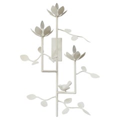 Lotus 3 Arm Plaster Wall Sconce