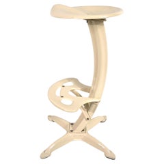 Lotus bar stool by Yasu Sasamoto for Dulton Co., 1990