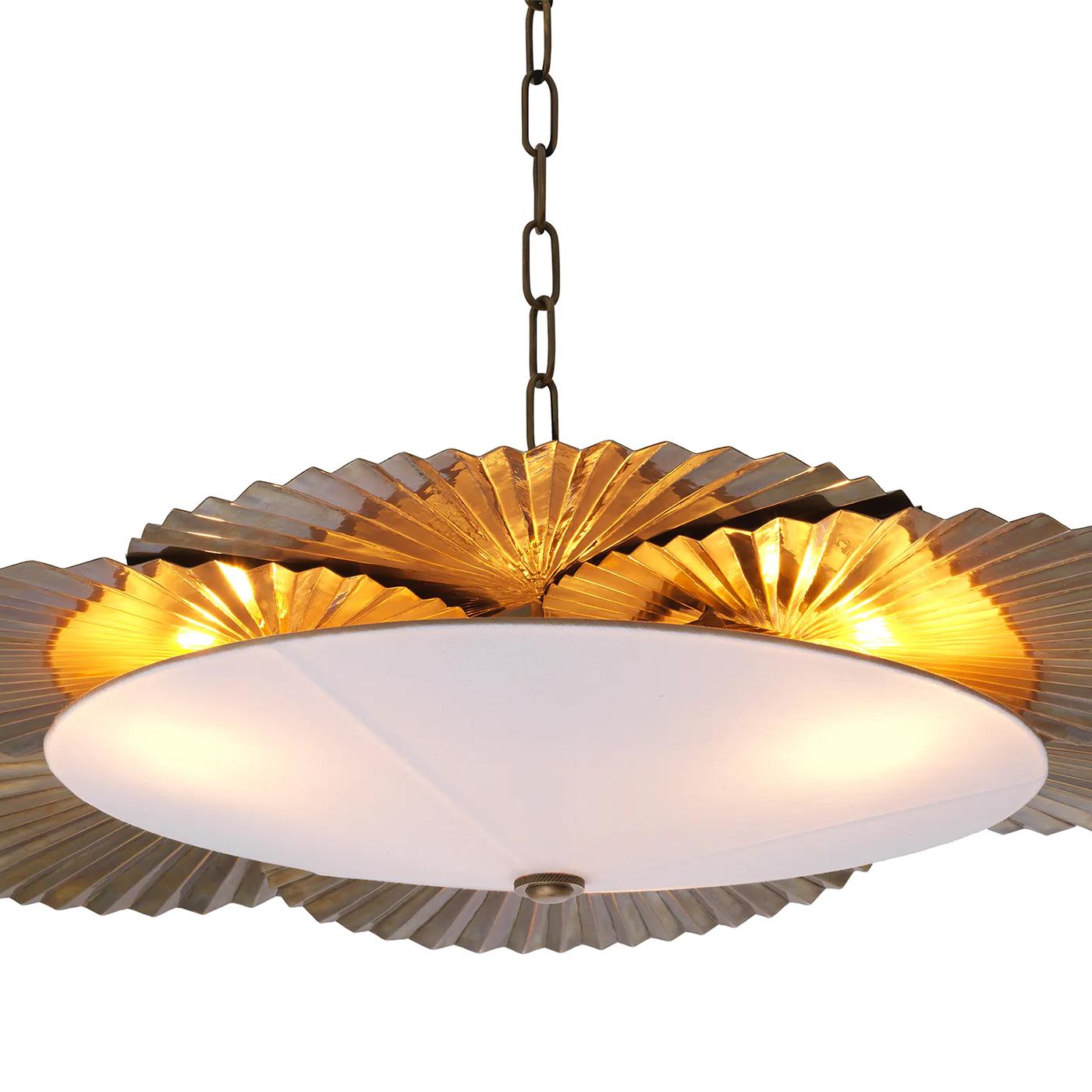 Contemporary Lotus Brass Suspension For Sale