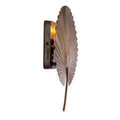 Lotus Brass Wall Lamp