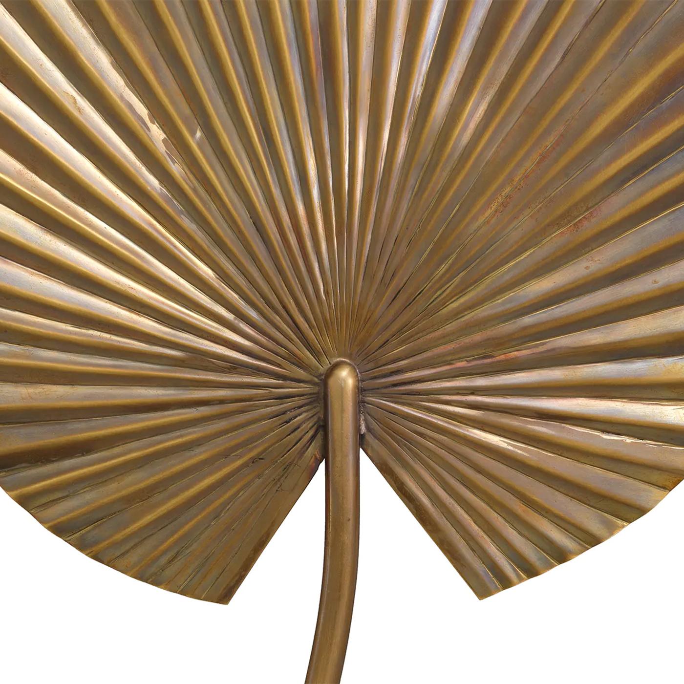Lotus Brass Wall Lamp For Sale 1