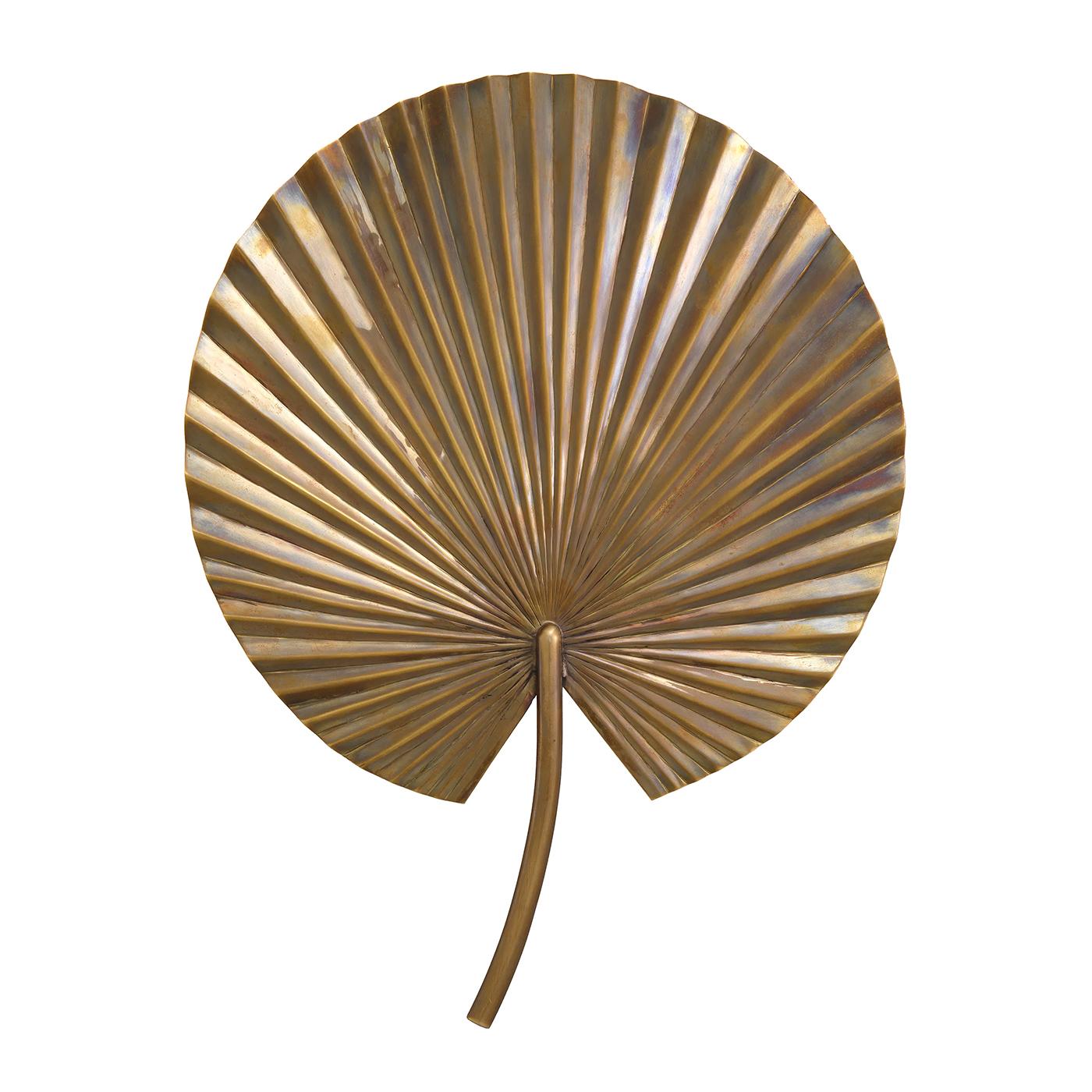 Lotus Brass Wall Lamp For Sale