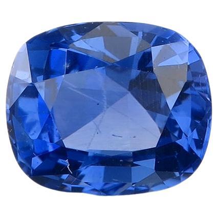 This gem displays a rare change-of-color effect between daylight and incandescent 
Cut: Antique Cushion
Dimension: 6.13 x 5.29 x 3.72 mm
Color: Blue daylight and  Violet under incandescent light
Unheated and untreated 