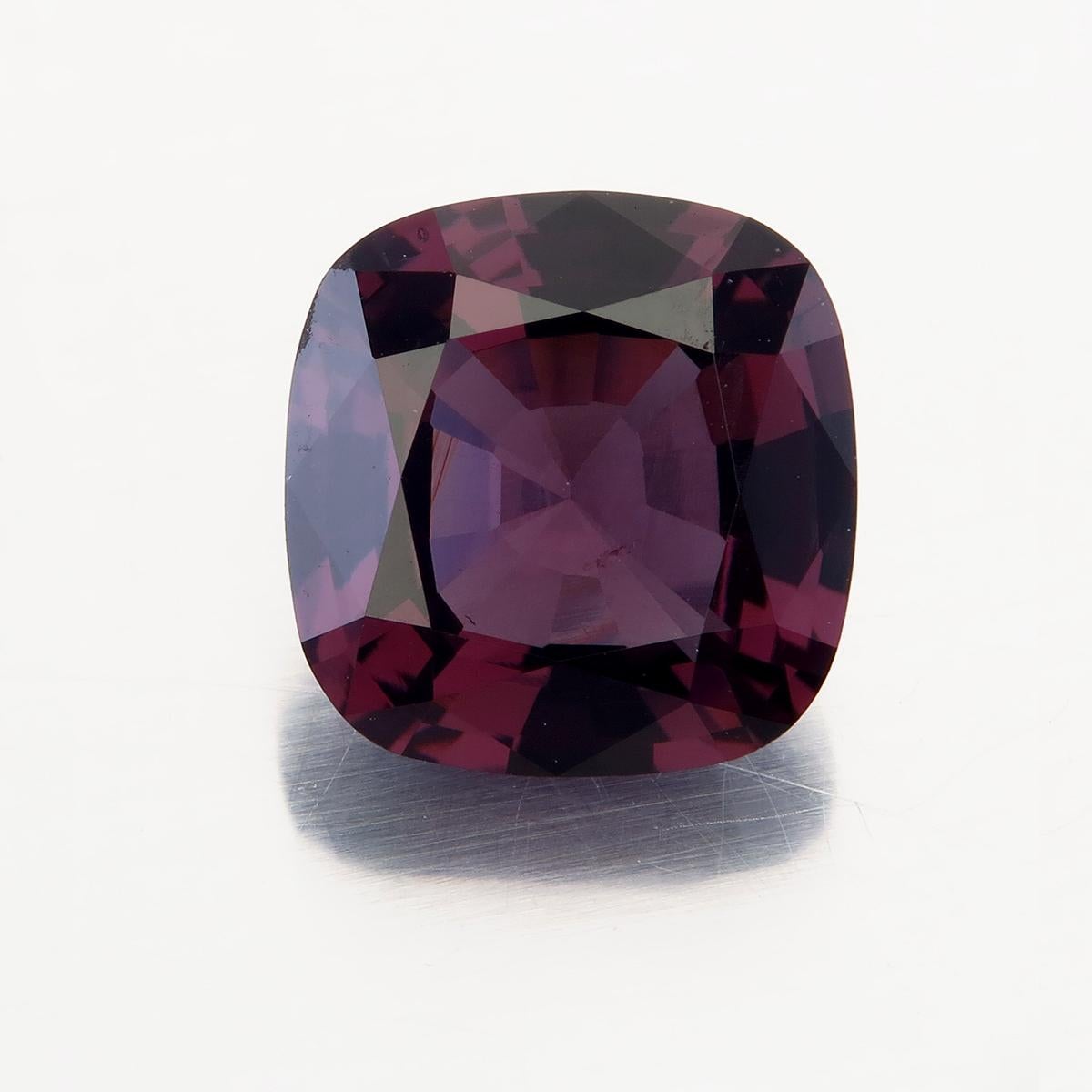 3.33 Carat Purplish Red  Spinel from Sri Lanka know in the past variously as Serendib or the 