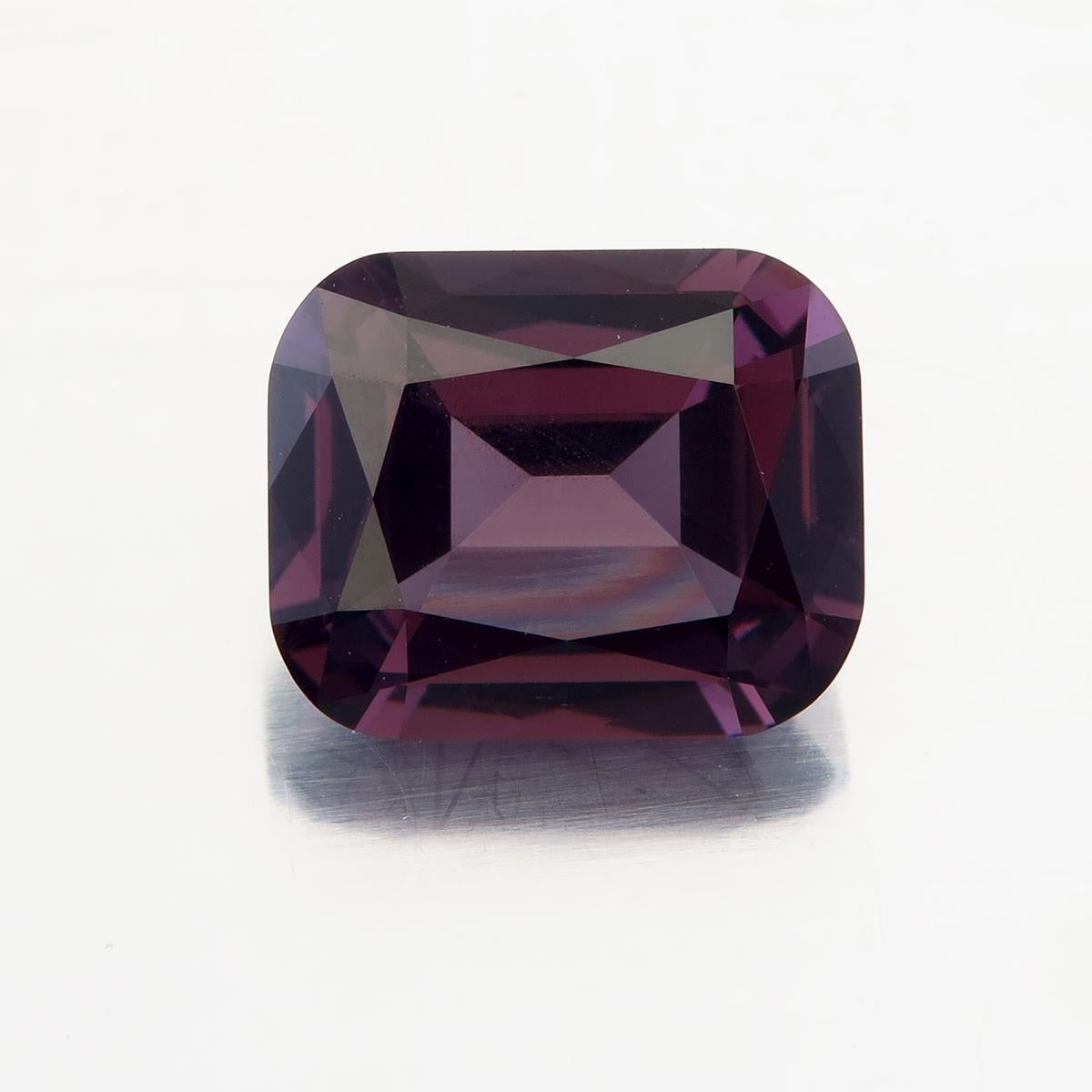 3.56 Carat Purple Spinel from Sri Lanka know in the past variously as Serendib or the 