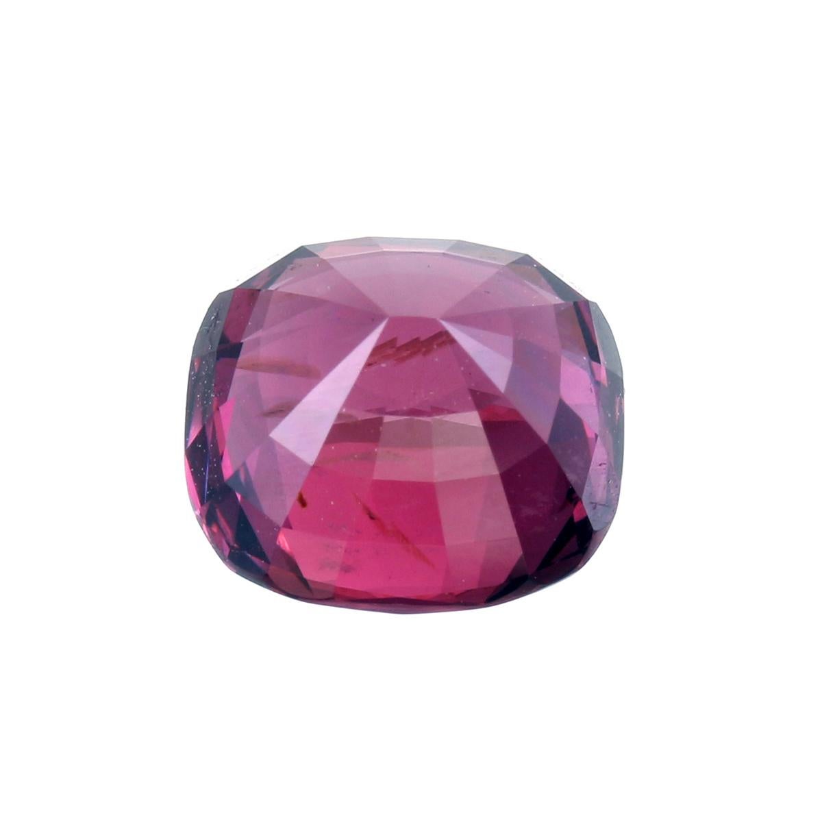 Lotus certified 5.19 carat Red Spinel
Shape: Antique Cushion
Dimensions: 9.79 x 9.30 x 7.12 mm
Color: Rich Red with a Deep to medium tone
No indication of heating/treatment
Lotus Report No :5092-3224   pin 507916 to see the hole certificate go to