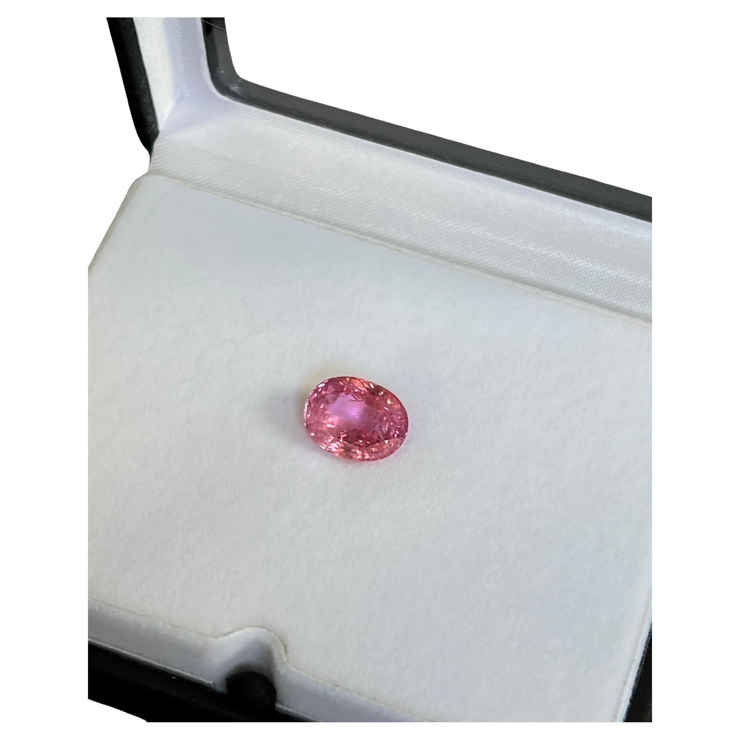Lotus Certified 8.25 Carat Padparadscha Sapphire  For Sale